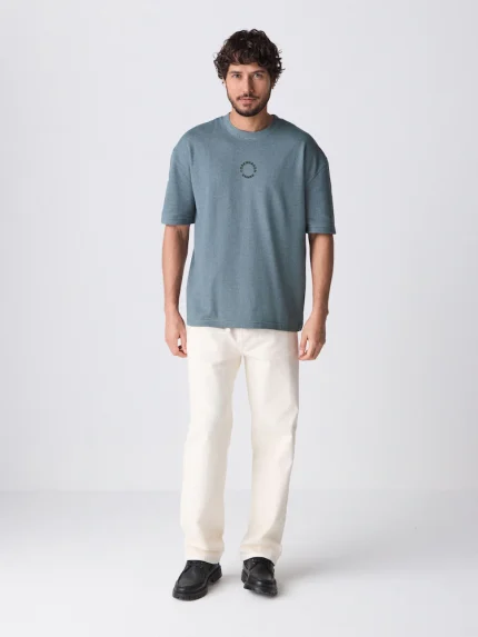 Heavyweight striped T-shirt