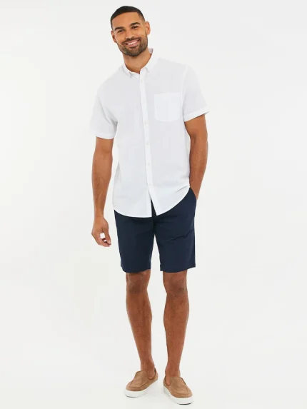 Stretchy cotton shorts