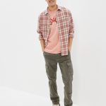 قميص إفريداي ناعم بنقش مربعات