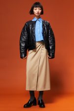 تنورة بنمط ملفوف