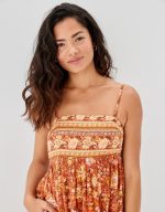 ⁦فستان ميدي برباط من الخلف⁩ - الصورة ⁦2⁩