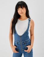 أفرول دنيم مرن بأرجل عريضة