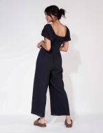 ⁦جمبسوت كورسيت بأكمام منفوخة ومزين بالزهور⁩ - الصورة ⁦3⁩