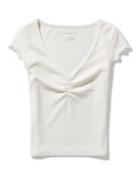 ⁦تي-شيرت بتصميم متجمع من الأمام⁩ - الصورة ⁦4⁩