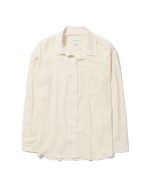 ⁦قميص فضفاض بزر إغلاق من الحرير⁩ - الصورة ⁦2⁩