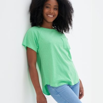 تي-شيرت بأكمام راغلان